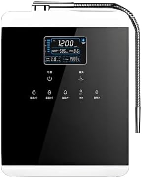 Alkaline Water Ionizer Purifier - Auto-Cleaning LCD Touch Filter, 5 Settings, Intelligent Voice, pH 3-11, 6000L Capacity for Healthy Home Drinking Water by Unknown