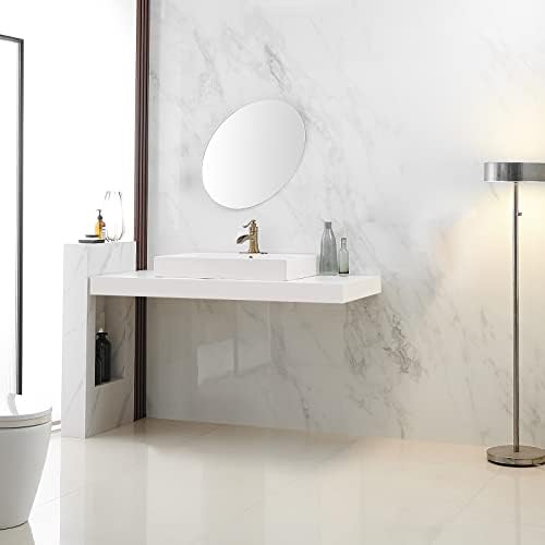 BWE Brass Gold Waterfall Sink Faucet for Modern & Traditional Bathroom - Image 2
