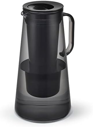 LifeStraw Home – Water Filter Pitcher, 7-Cup, Obsidian, BPA Free Designed for Everyday Protection Against Bacteria, parasites, microplastics, Lead, Mercury, PFAS, and a Variety of Chemicals by Unknown