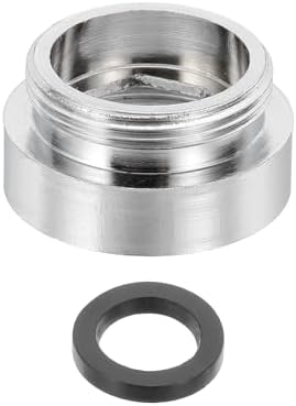 uxcell Faucet Aerator Adapter, M24 Female to M22 Male with Washer, 13mm Length by uxcell