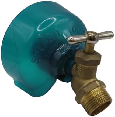 The Original Hose Bibb Cover for Anti-Siphon Vacuum Breaker and Leaky Hoses, Case of 8 Teal by SplashGuppie