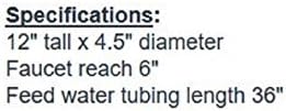 Home Master TMJRF2-BK Jr F2 Jr F2 Multi-stage Countertop Water Filter System, 500 gallon replaceable, Filters Fluoride Chlorine Chemicals Pesticides and more up to 93% - Image 4