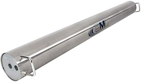 APPLIED MEMBRANES, INC. 4x40 RO Membrane Housing | Stainless Steel RO Pressure Vessel for 4" x 40" RO, UF, NF, MF Membrane Element | Commercial Water Treatment | 300 PSI | U-Pin Style | PV4040SSAU-316 - Image 5