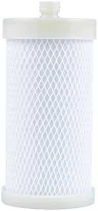 2.3"x4.5" 1 Micron Carbon Water Filter Cartridge, Chlorine Reduction, Inline Washer Filter, for Washer Machine, Laundry, Garden Hose, Shower-Protection of Skin Hair Clothes,Anti-Clog (FA10-C1) by Unknown