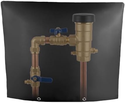 30"Wx26"H Backflow Preventer Insulation Cover, Sprinkler Covers for Outside by Quoyiyo