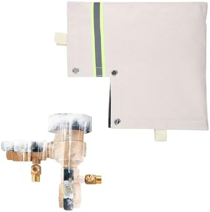 tooloflife Outdoor Backflow Preventer Insulation Cover – 3-Layer Freeze Protection for Sprinkler Valves/Well Pumps (Black) - Image 5
