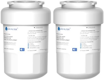Lifefilter Replacement for MWF Refrigerator Water Filters, 2 Pack by Lifefilter