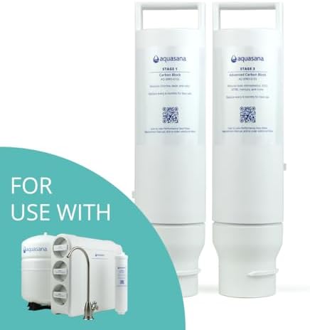 Aquasana SmartFlow™ Reverse Osmosis Water Filter Stage 1 and Stage 3 Replacement Carbon and Advanced Claryum Filters Last 6 Months - Not Compatible with OptimH2O - Replacements only - Image 6