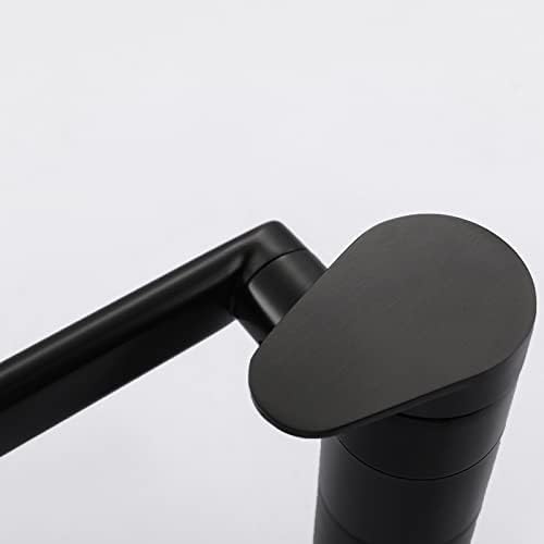 Black Bathroom Faucet 1080Degree Swivel Lavatory Basin Sink Faucet 1 Handle - Image 5