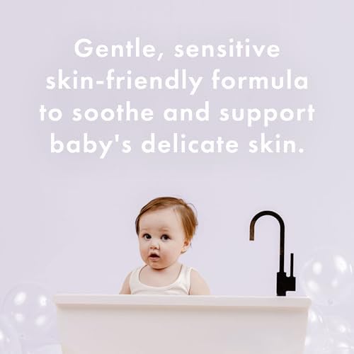 Dabble & Dollop Baby Minis Kit – Fragrance-Free, Tear-Free Shampoo & Body Wash, Bubble Bath and All Over Lotion, Travel Size Baby Toiletries or Gift Set for Newborns & Sensitive Skin - Image 3