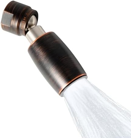 High Sierra® - CLASSIC™ Solid Lead-Free Metal 2.0 GPM Award Winning. High Pressure Shower Head. Patented Nozzle Never Clogs - Oil Rubbed Bronze Finish by HIGHSIERRASHOWERHEADS