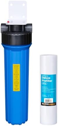 Rotek Water Systems Whole House Water Filtration System | 1-Stage Water Filter System | SED | Clean Water | Sediment Filter | 20 Inch by RotekWaterSystem