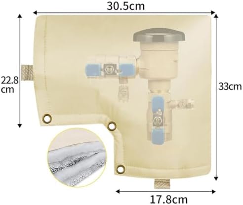 Backflow Preventer Insulation Cover,5‑Layer 600D Oxford Freeze Protection - Image 5