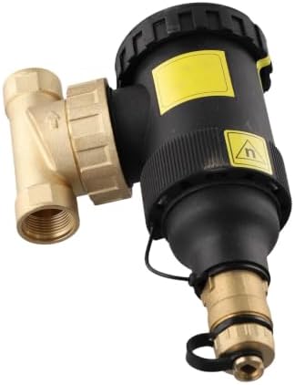 G3/4 Heated Magnetic Sludge Separator for Boiler Systems, 12000 Gauss Dirt Filter with Vent and Drain, 175 CWP Rating - Image 7