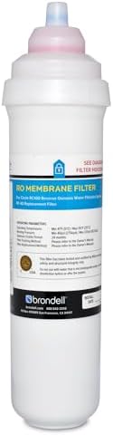 Brondell RF-40 Membrane Water Filter Replacement for Circle Under Sink Reverse Osmosis Filtration System, Lasts 24 Months - Image 3