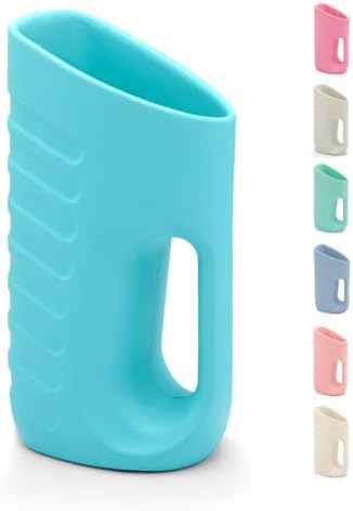 Babylush Baby Bath Rinse Cup & Rinser – 1000ml Soft EVA, 0.3lb Lightweight, BPA-Free Bath Water Pourer, Baby Bath Pitcher, Shower Cup for Kids (Blue) by Babylush