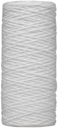BOSHART 14-GSWP1-50 4.5" X 10" 50 MICRON STRING WOUND POLYPROPYLENE SEDIMENT FILTER CARTRIDGE WHOLE HOUSE FILTER 14-GSWP1-50 1 PACK by BOSHART