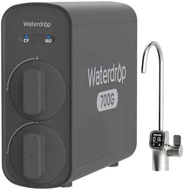 Waterdrop G5P700A Alkaline Mineral Reverse Osmosis Water Filter, 700 GPD by Waterdrop