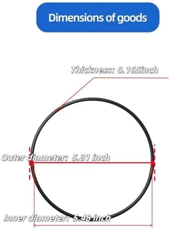O-Ring Replacement (5-1/2”) for AO-WH-LG-OR O-Rings for AO Smith AO-WH-PREL - Image 6