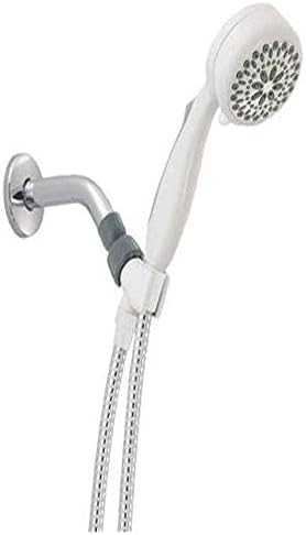 Delta Faucet 7-Spray Touch-Clean Hand Held Shower Head with Hose, White Handheld Shower Head, Hand Shower, Handheld Shower, Detachable Shower Head, White 75700WH by Unknown