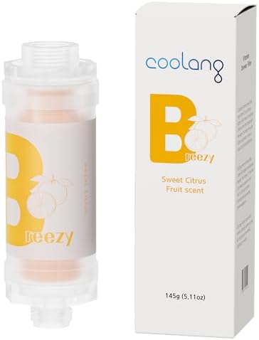 Universal Vita C Shower Filter: Unveil Radiant Skin & Hair with K-Beauty Secrets (Breezy-Sweet Citrus) by COOLANG
