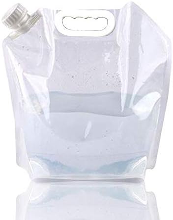 SUPANT Collapsible Emergency Water Jug Container Bag, Freezable, BPA Free Plastic Water Carrier Tank, Outdoor Folding Water Bag for Sport Camping Riding Mountaineer Backoacking, Food Grade by SUPANT
