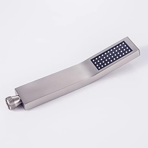 Asyas Brass Handheld Shower Head Hand Shower Head Sprayer Brushed Nickel - Image 4