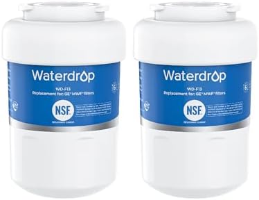Waterdrop WD-F13 Replacement for GE® MWF® Refrigerator Water Filter, 2 Pack by Waterdrop