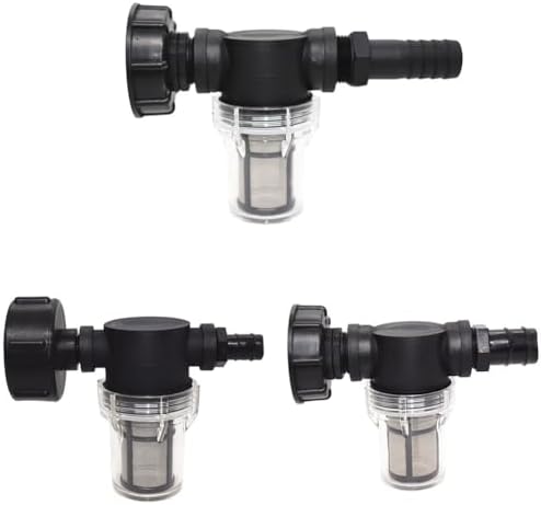 100 Mesh Stainless Steel Rain Water Filter Connector for IBC Tanks and Rain Barrels with Detachable Aluminum Fiber Basket for Garden Irrigation Black(32mm) - Image 6