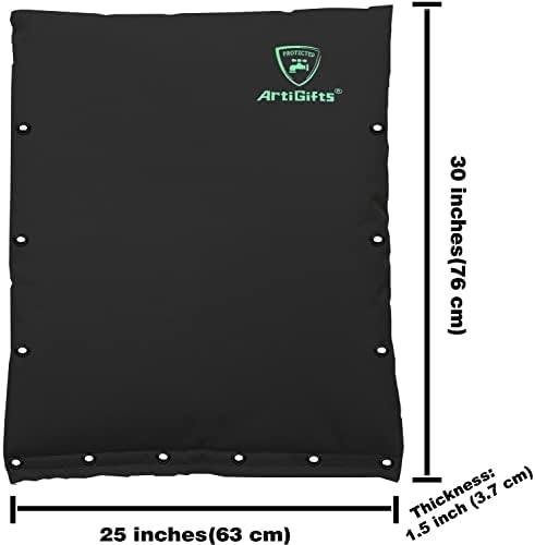 Pro Insulated Pouch - Backflow Insulation Cover for Winter Freeze Protection, Black, 25’’W x 30’’H - Measure Before Purchase - Image 6