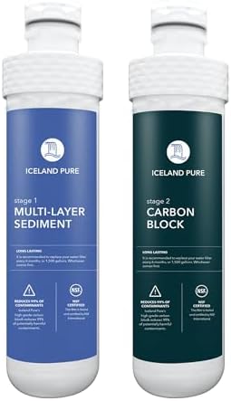 Replacement Filters Compatible with Avalon Branded Bottleless Water Coolers, Lasts 1500 Gallons, Dual Set by Unknown