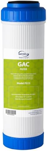 iSpring FG15 GAC Water Filter Replacement for Undersink Water Filter System by RadwellInternational