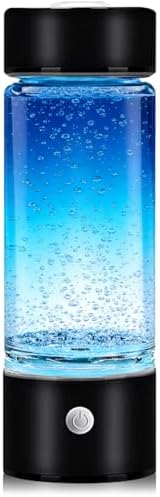 Hydrogen Water Cup Generator Up to 2400+ PPB SPE/PEM Hydrogen Water Filter BPA-Free for Water Bottles Home Office Fitness Travel Drinking USB-C Rechargeable Hydrogen Rich Water Maker by OYR