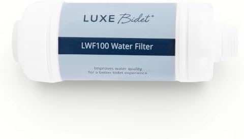 LUXE Bidet 4-in-1 Filtration Water Filter, 1/2" x 1/2" by LUXEBidet