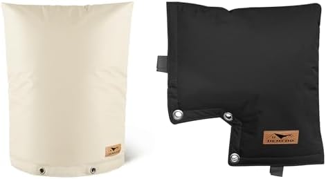 Backflow Preventer Insulation Cover Bundle with Pipe Cover by DEMEDO