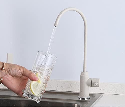 Kitchen Direct Drinking Water Filter Tap Chrome/Black 1/4" Water Purifier Faucet Reverse Osmosis RO Drinking Water Filter Faucet by Unknown