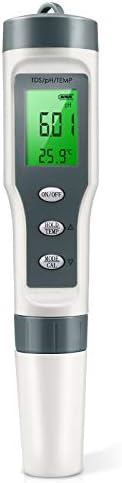 3-in-1 Digital pH Meter, Water Quality Tester with TDS and Temperature, 0.01 Resolution, LCD Display, for Pools, Spas, Aquariums by Vminno