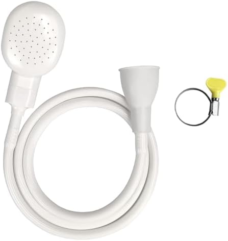 Soerreo Sink Spray Rubber Hose, Portable Rubber Hose Nozzle, Shampoo Sprayer, Easy to Use, Suitable for People or Pets by Soerreo