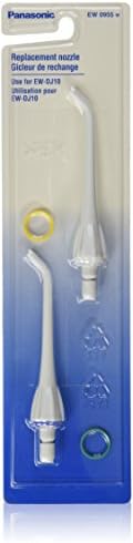 Panasonic Water Jet Nozzle Replacement, Compatible with EW-DJ10-W, EW-DJ10-A Dental Flossers, White, 2 Count by Panasonic