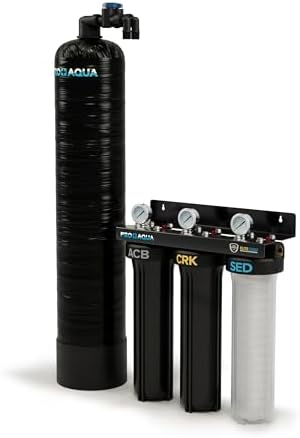 PRO+AQUA 10 GPM Salt-Free Whole House Softener with 3-Stage Well Water Filter System by PROAQUA