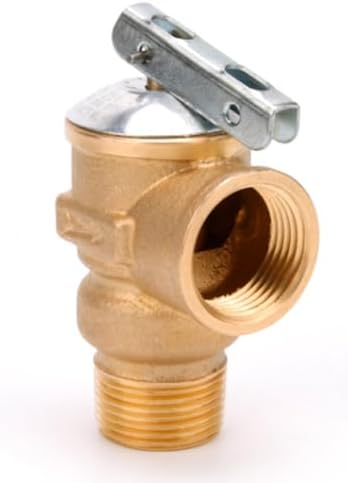 Temperature Pressure Relief Valve 3/4 NPT 150PSI Hot Water Storage Tank, Brass Material, High Temperature - Reliable Pressure Relief, Wide Application, Safe Water Heater Kit - Image 7