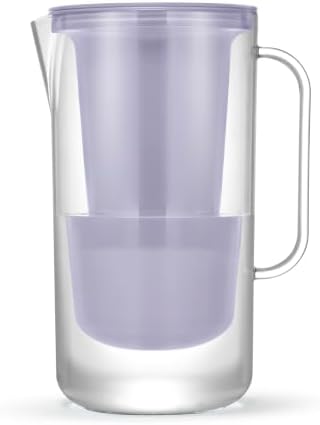 LifeStraw Home Essential BPA-Free Water Filter Pitcher, 10-Cup, Wisteria - Image 2