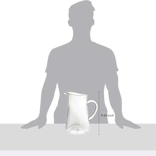 Lily's Home Shatterproof Acrylic Pitcher with spout, Versatile Plastic Pitcher for Water, Juice, Iced Tea, Milk, Iced Tea Beverage Carafe, Dishwasher Safe Top Rack, 2.5QT/80 OZ - Image 4