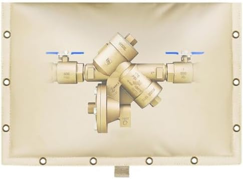Insulated Backflow Preventer Cover for Winter Freeze Protection by Unknown