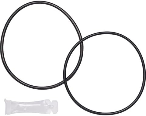 GE Replacement O-Ring for Home Water Filtration System (GXWH20, GXWH04, GXRM10RBL, GX1S01R), Prevents Liquid Leaking from 3/4" Sink & Water Filter System, 2 Different Rings & 1 Tube of Lubricant by Unknown