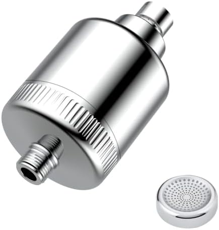2 in 1 Shower Filter and Filtered Shower Head for Hard Water by Heable