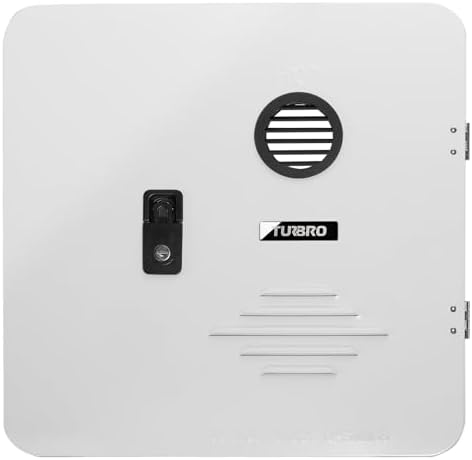 TURBRO 18 x 18 in RV Water Heater Door Kit, for 9/10/12/16 Gal by TURBRO