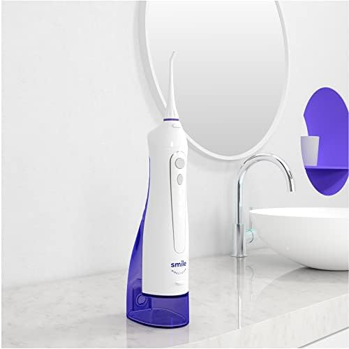 SmileDirectClub Premium Edition Water Flosser - XL Water Reservoir with 2 Nozzles, Waterproof and Cordless Design, 3 Pressure Modes - Removes 99% of Plaque - Image 5