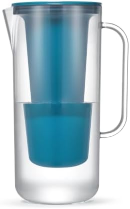 LifeStraw Home Essential BPA-Free Water Filter Pitcher, 7-Cup, Sea Blue - Image 2