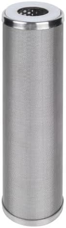 Stainless Steel Cleanable Wire Mesh Filter Cartridge 10”Length,2.5"OD(500 Micron) by Amwater